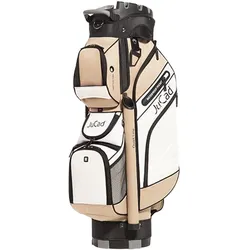 JuCad Cartbag Quiet Line, khaki/weiß