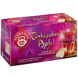 TEEKANNE Früchtetee Türkischer Apfel 20 Stück Tassenportion Papierkuvert