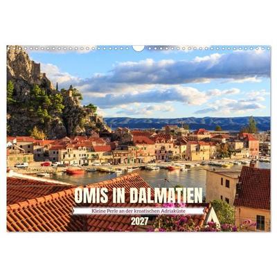 Omiš in Kroatien - Kleine Perle an der Adriaküste (Wandkalender 2027 DIN A3 quer), CALVENDO Monatskalender