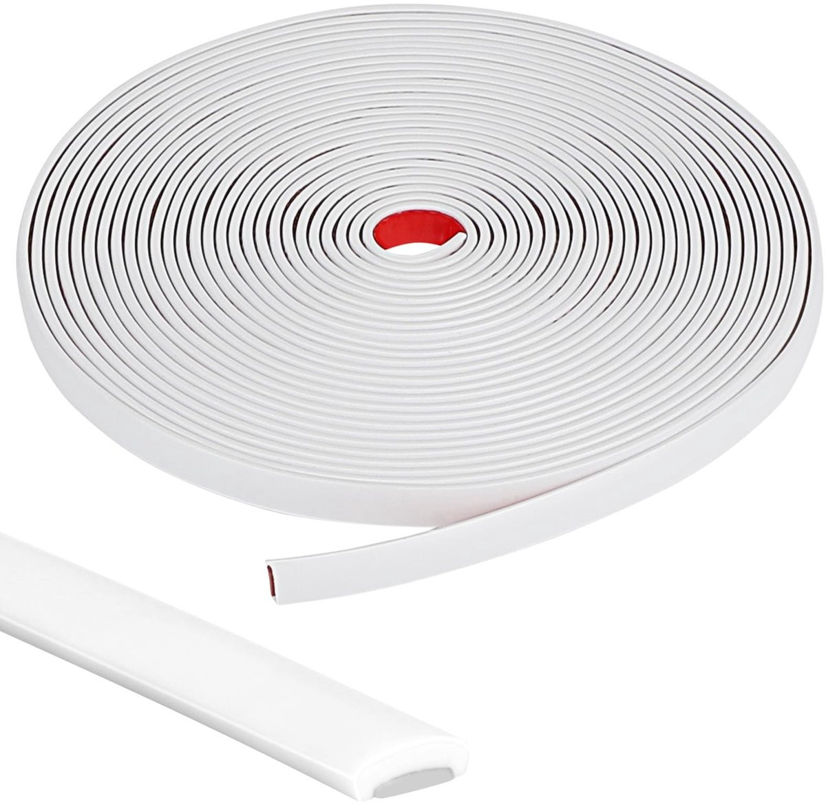 Dailygoods LALAGO Flexibele Sierlijsten - 10 m - Wit - Zelfklevend 3D-decoratieve Wandlijsten