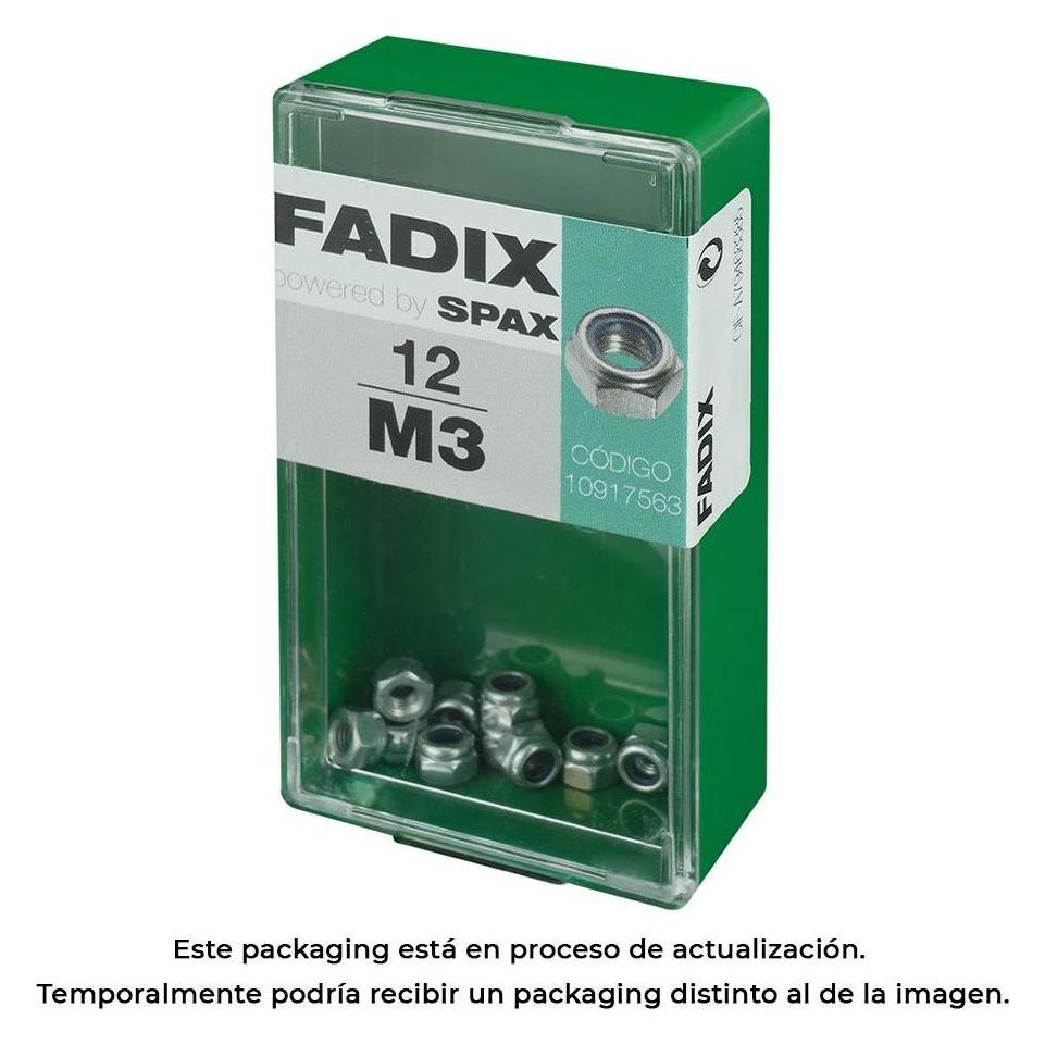 Fadix Box s 12 unit. self-brake nut zinc m 3 (49432210)