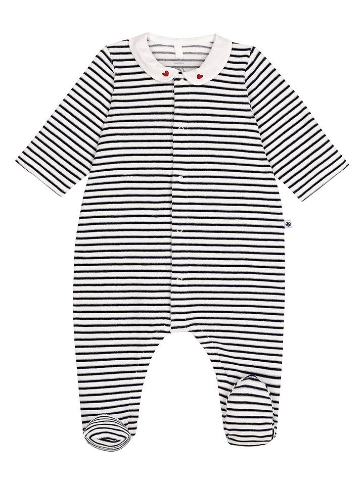 PETIT BATEAU Strampler in Dunkelblau - 62
