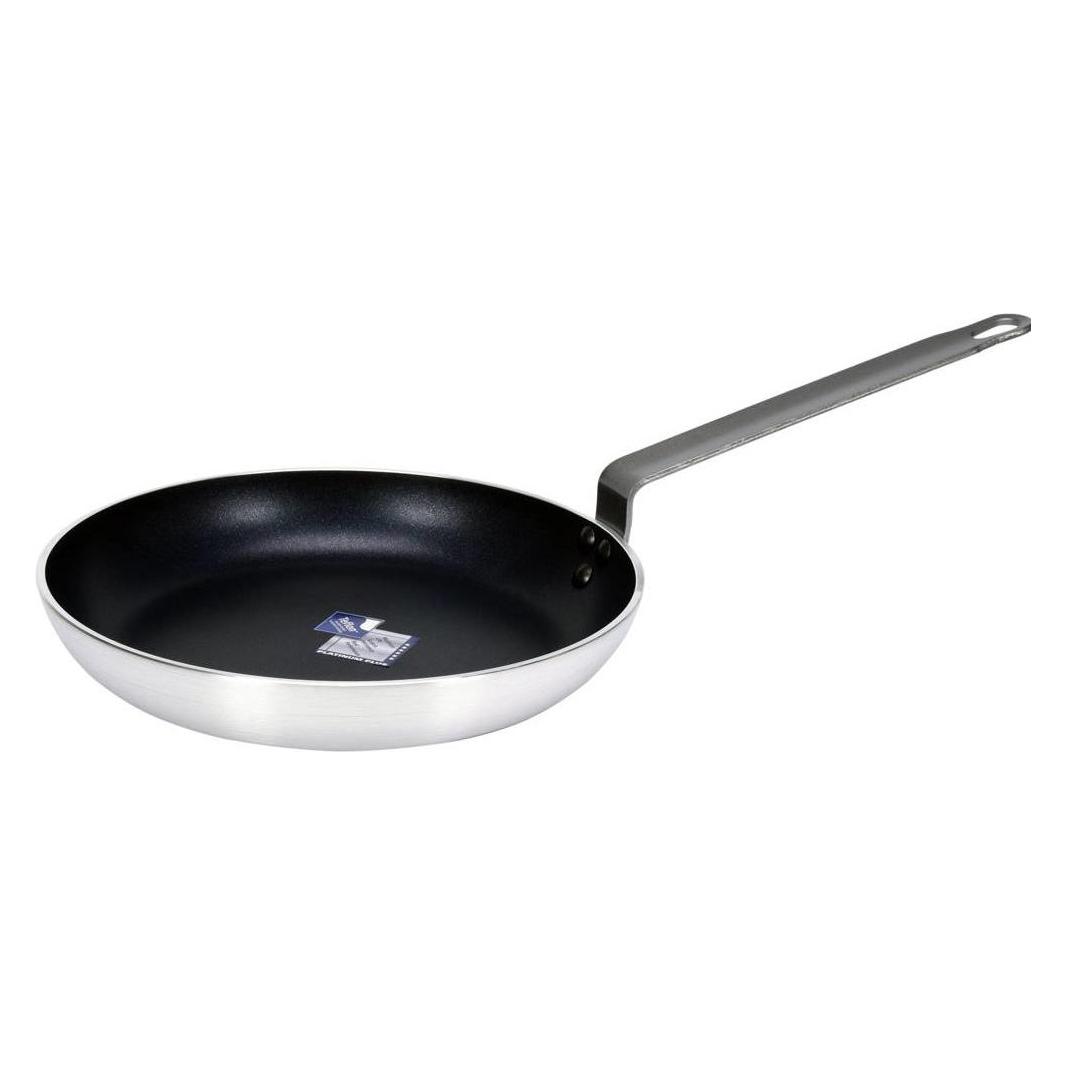 Yato Bratpfanne Crepespfanne Fischpfanne Alu Teflon Antihaftbeschichtung Gastronomie Qualität, Pfannen-Mo (Bratpfanne, Aluminiumguss, 28 x 4.50 cm) (YG-00161)
