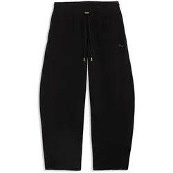 PUMA HER Relaxed Winterized Barrel Leg Jogginghose Damen 01 - PUMA black L