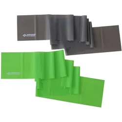 Schildkröt Fitness - Fitnessbänder 2er Set, Latexfrei, Grün-Anthrazit