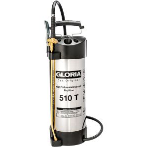 Gloria-Garten Drucksprüher ölfestes Hochleistungssprühgerät, 510 T Profiline, Rückenspritzgerät, 6 bar, 10 Liter