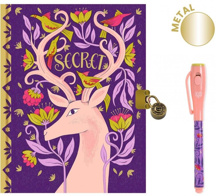 Lovely Paper Carnet secret Melissa avec feutre magique - Djeco
