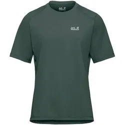 JACK WOLFSKIN Jack Wolfskin Damen T-Shirt PRELIGHT SUNCOOL T W, Größe M in Grau 0317