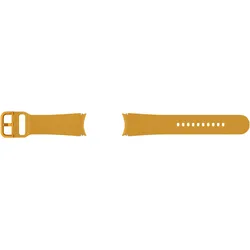 Samsung Sport Band 20mm M/L mustard (20 mm, Fluoroelastomer), Uhrenarmband, Gelb, Braun