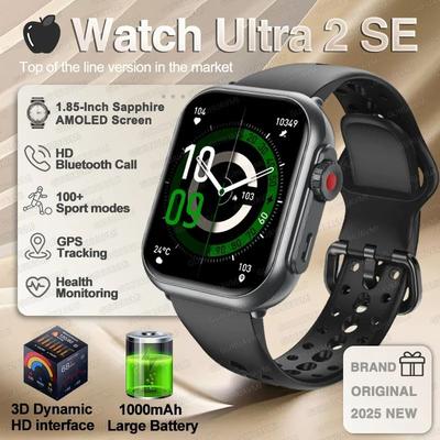 Uplift Picks UltraSync AMOLED Smart Watch GPS Bluetooth Call Waterproof Fitness Watch black 1000 Mah Battery 60 Days