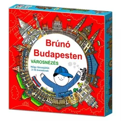 Brúnó in Budapest – Stadtführungs-Brettspielsammlung - auf Ungarisch