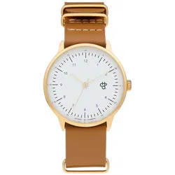 CHEAPO - HAROLD - gold - weiß - braun / 40 MM