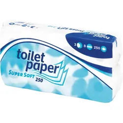 WEPA Professional 9x Toilettenpapier Super Soft 3lg 8Rl.