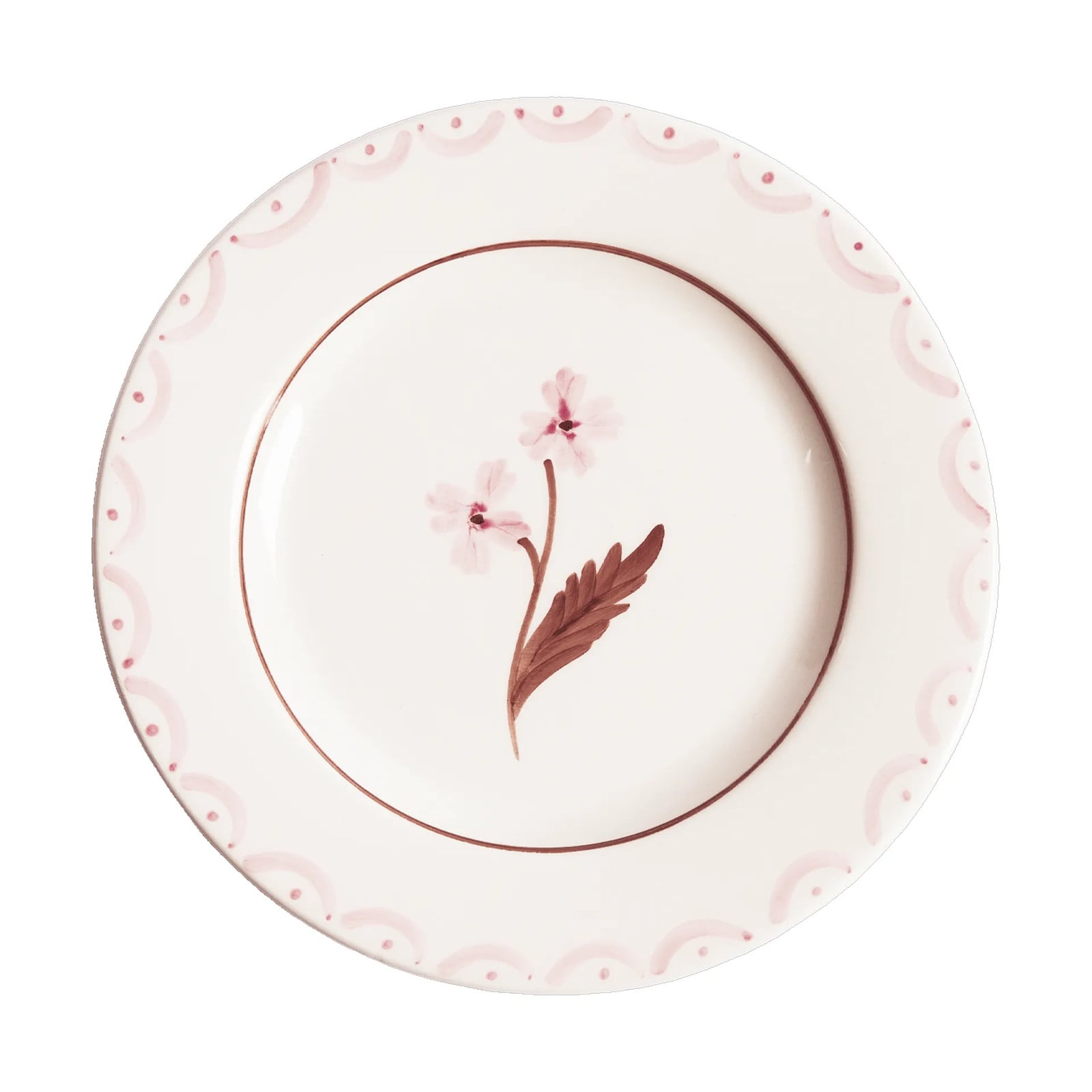Pick a Poppy Cottage Flower saladebord Light Pink, 22 cm