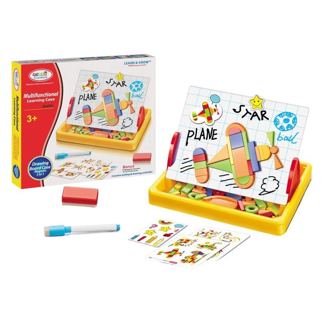 Lean Toys Lean Cars Magnettafel zum Zeichnen geometrischer Figuren (11591)