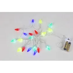 16x LED Lichterkette 20 Lampen Beleuchtung Weihnachten Christbaumschmuck Tannen