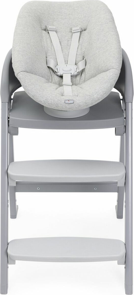 Chicco 07 87078 47 Crescendo Up Accessorio Per Sedia Evolutiva Crescendo Up - Sdraietta Per Bambini 6m+ Reclinabile Con Seduta Imbottita Colore Grigio