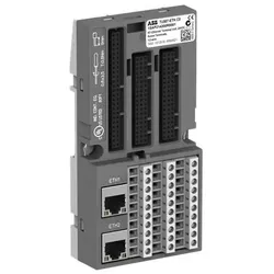 ABB TU507-ETH Busklemmenblock,Schraub 2xRJ45,24VDC,fuer RT-ETHERNET Module 1SAP214200R0001