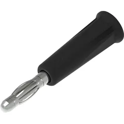 PJP 1010-C-N - DIY Bananenstecker, 4 mm, Lötanschluss, schwarz