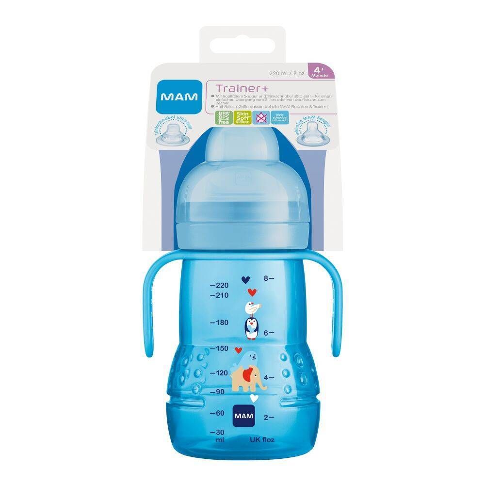 MAM Trainer+ Oefenbeker Boy 220ml 220 ml Babyflasche