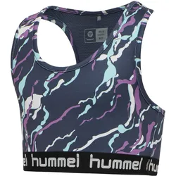 hummel, Mädchen, Sportshirt, Mimmi Sports Top (116), Blau