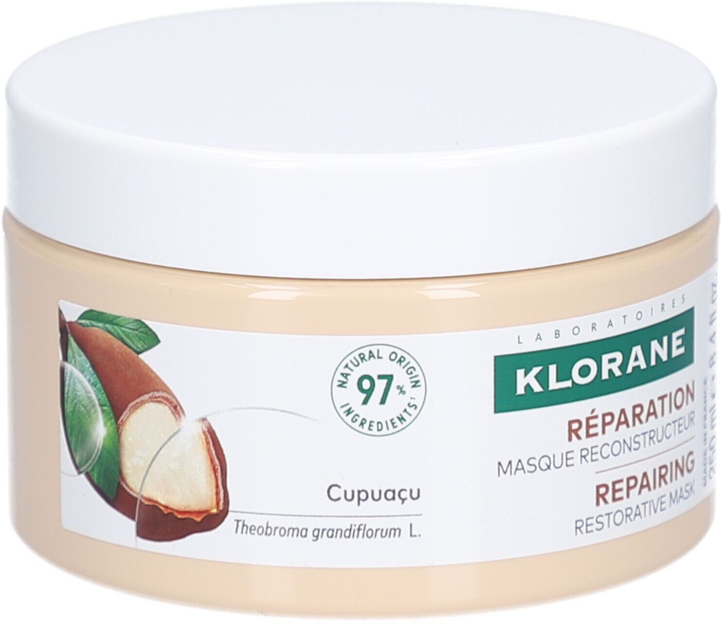 Klorane Cupuacu Herstellende Masker Regenererend & voedend Zeer droog beschadigd haar 250m 250 ml Nicht relevant