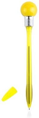 Stylo bille personnalisable lumineux Nicky jaune