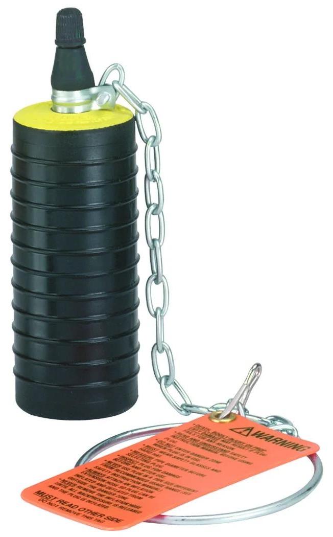 Brinko Absperrblase 90-150mm für Rohre, DN90, Kunststoff, pneumatisch, schwarz, 1 Stk.
