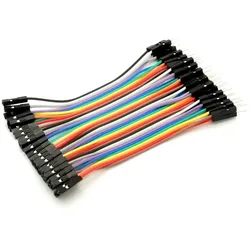 40pin Jumper / Dupont Kabel Male  Female trennbar - Länge: 0,10 m