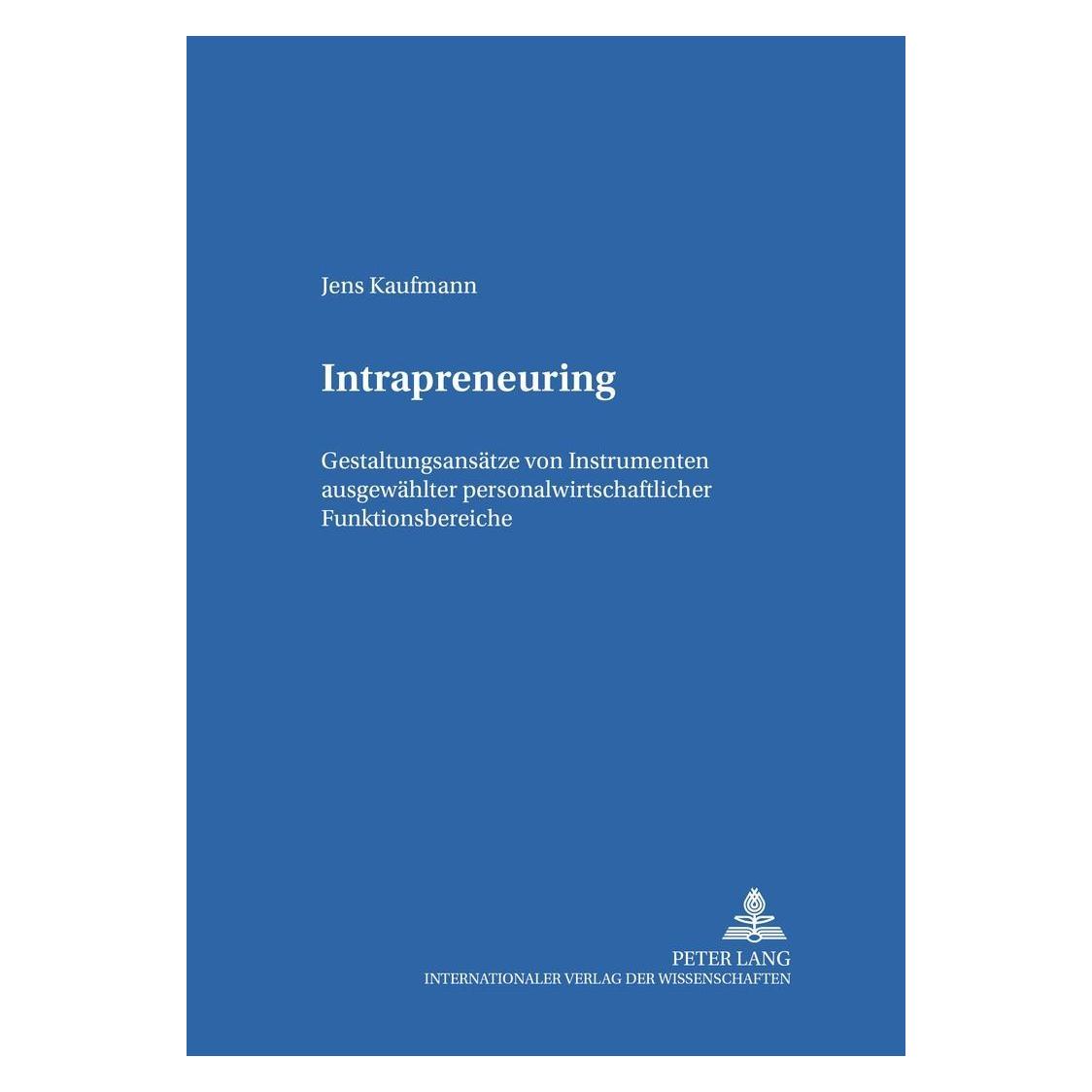 Peter Lang Intrapreneuring (Deutsch, Jens Kaufmann) (7605304)