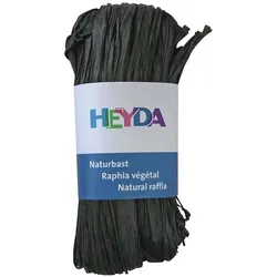 5x Heyda Naturbast 50g schwarz