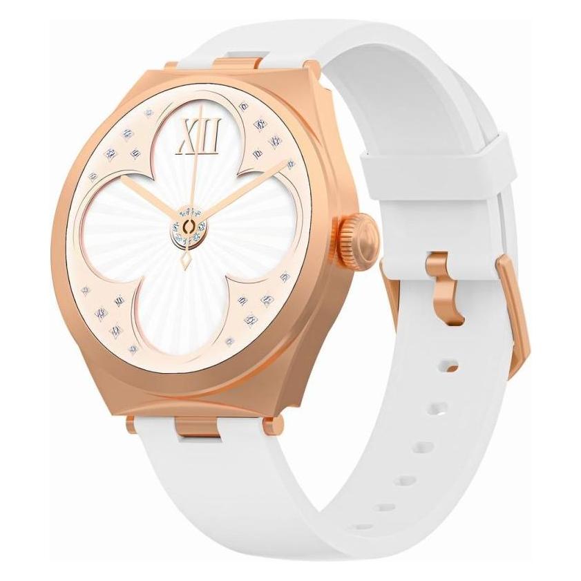 Gravity Smartwatch Smartwatch Różowe Złoto Biały GT25-4 (40 mm, Rose Gold, ohne SIM) (GT25-4)