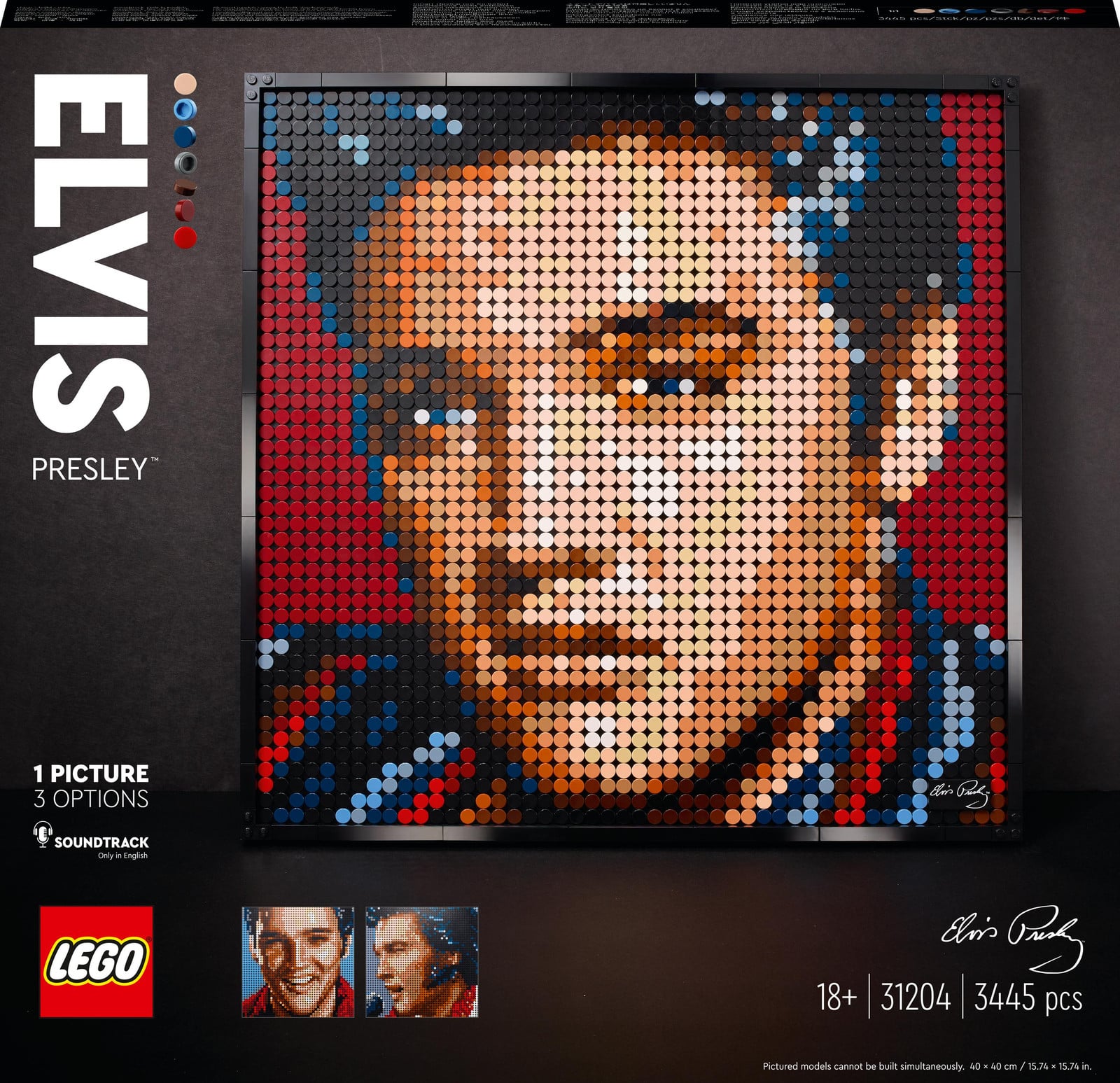 LEGO 31204 Art Elvis Presley The King bouwset voor volwassenen