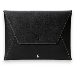 Polo Ralph Lauren für Damen. 427971194004 Polo Play Geldbörse aus schwarzem Leder (OSFA), Lässig