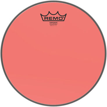 Remo "10" Emperor Colortone Red" Rot