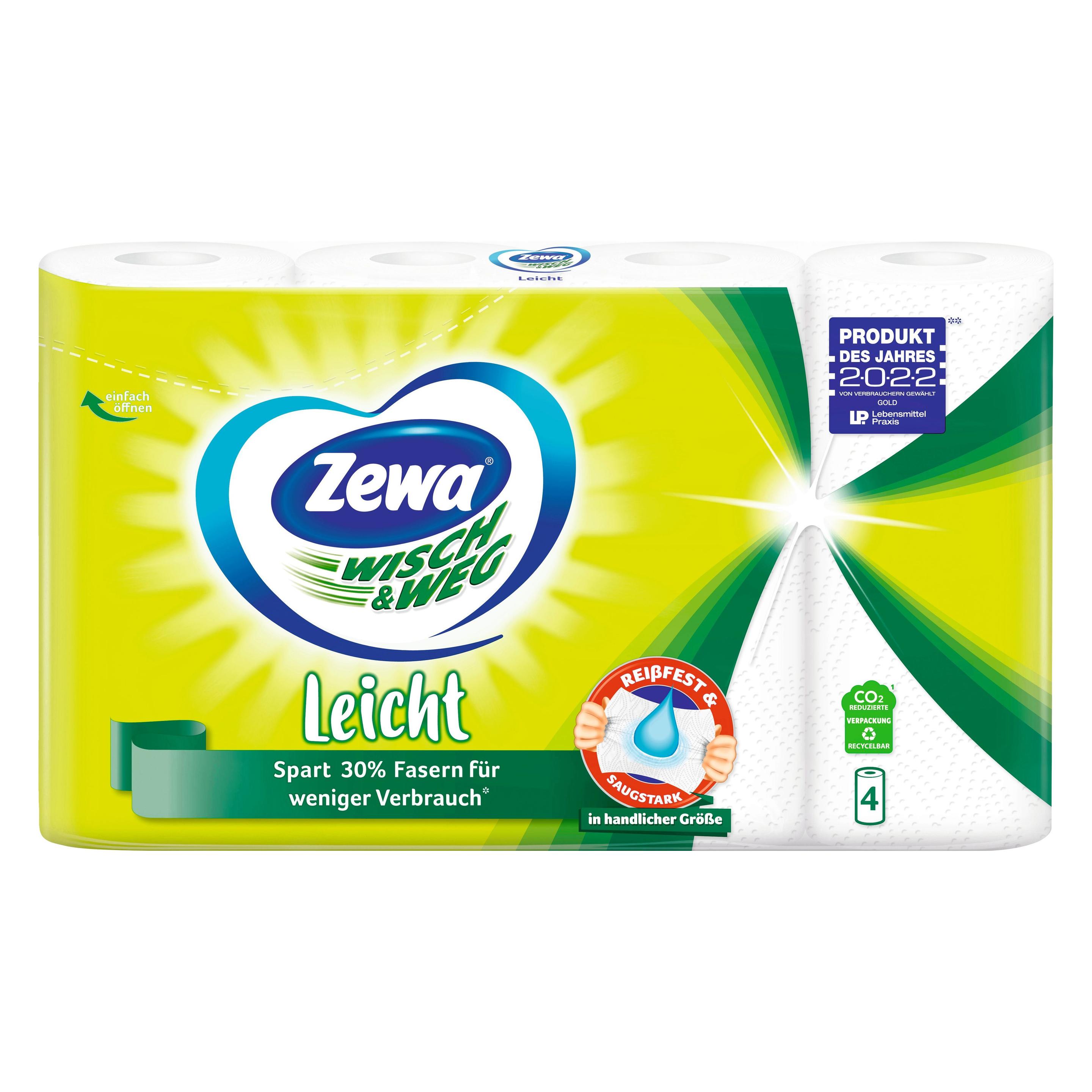 Zewa Wisch und Weg Leicht (4x) (12494-4)