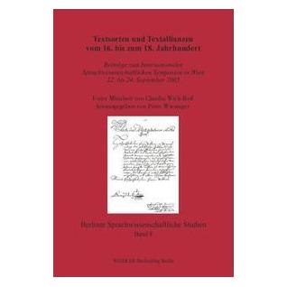 Umbreit Textsorten und Textallianzen vom 16. bis zum 18. Jahrhundert (Deutsch, Softcover) (69151676)