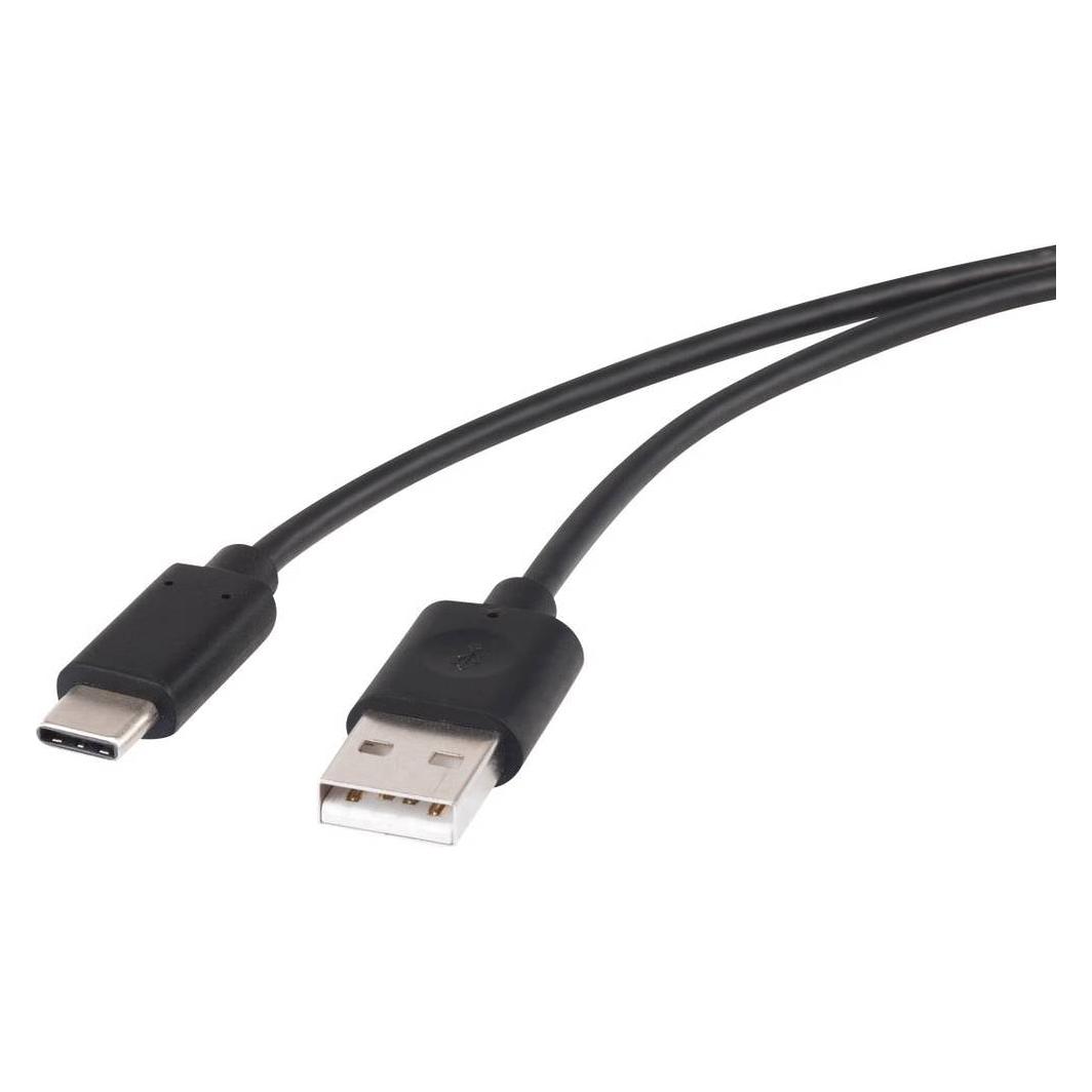 Renkforce USB 2 Anschlusskabel A/USB-C 1.5 m (1.50 m, USB 2.0, 36 W) (1429650)