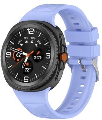Everyday Crate Samsung Galaxy Watch 8 Classic Silicone Watch Band Ice Crystal Texture Replacement Strap purple