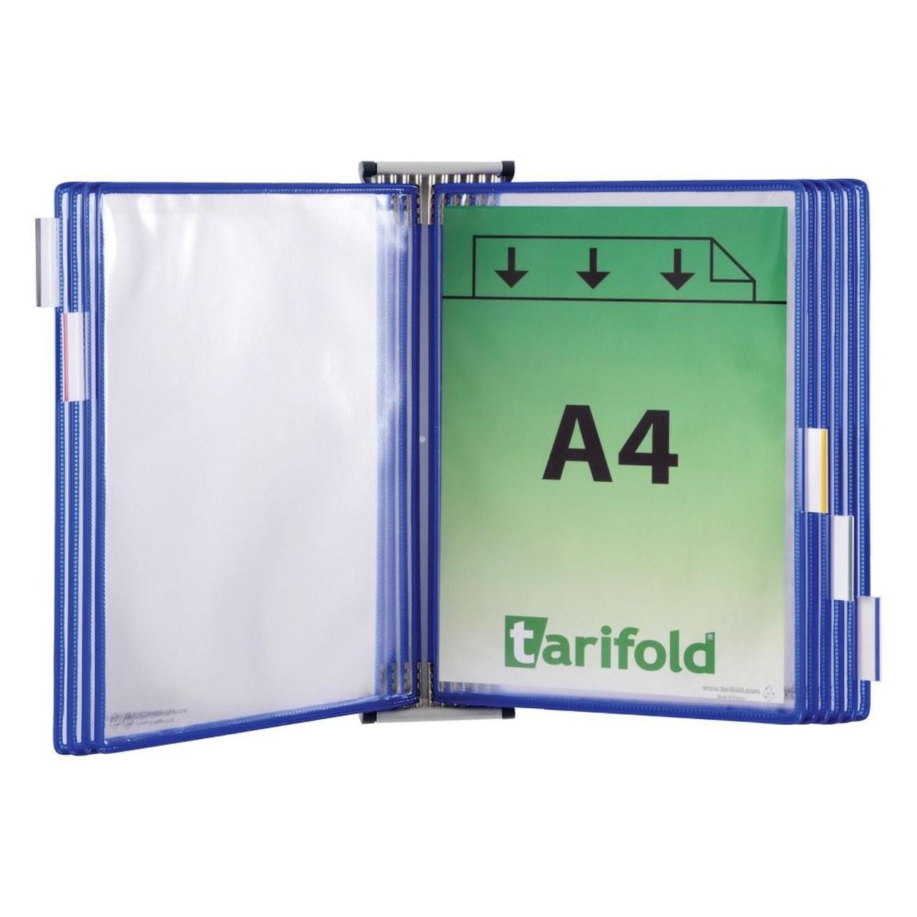 Tarifold Wand-Sichttafelsystem 414101 DIN A4 blau mit 10 St. Sichttafeln (A4) (414101)