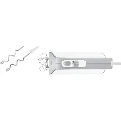 Bosch Hausgeräte Styline MFQ4030, Handmixer, Silber, Weiss