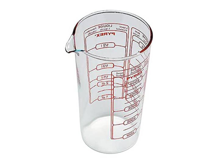 PYREX\, Cook & Enjoy\, Verre Doseur\, Borosilicate\, 10x9 cm\, 0.5 L\, Facile à Nettoyer\, Durable