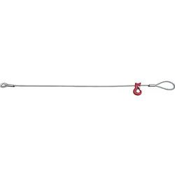 Anschlagseil mit Schlaufe + Gleithaken, D: 12mm, 1,2t Tragkraft, 2m