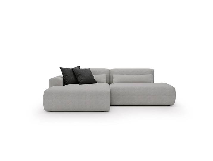 Ecksofa REVE Stoff grau