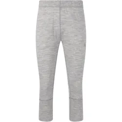 SOS Nuuk Woll Baselayer lange Skiunterhose Damen 1005 - light grey melange S
