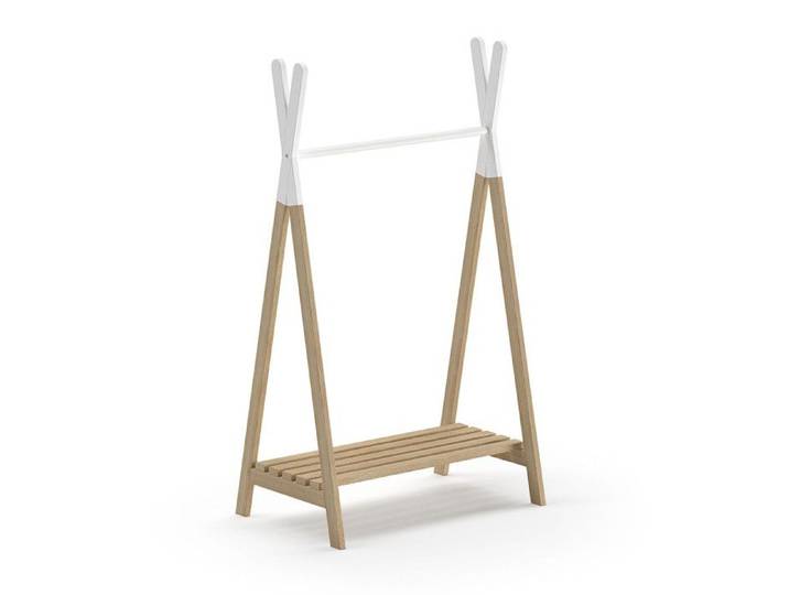 Portant à Vêtements Enfant  Kiddy  130cm Naturel