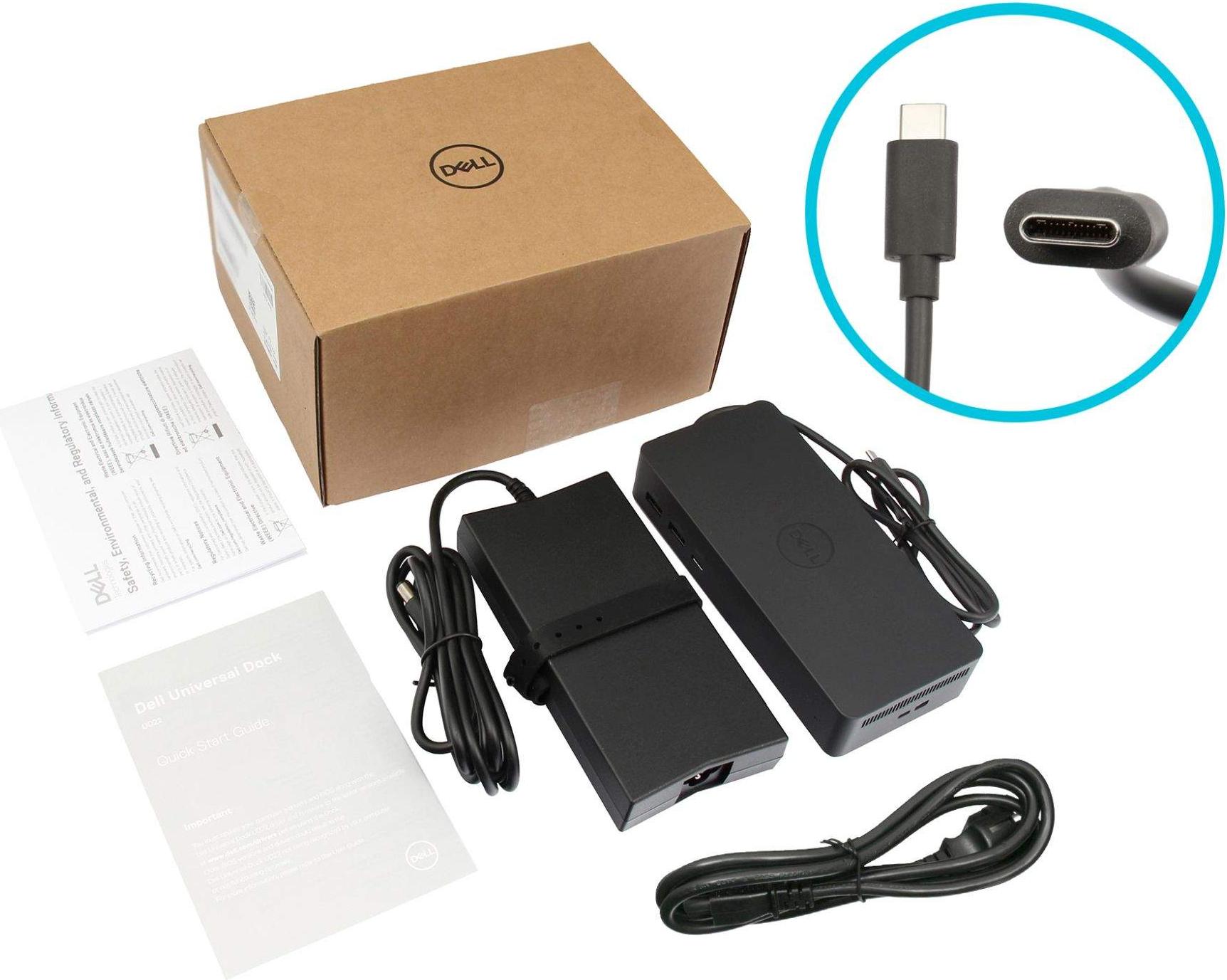 Dell UD22 Dockingstation - Erweiterung der Anschlüsse und Ladefunktion für Notebooks