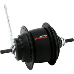 Shimano Getriebenabe Nexus SG-C60018 36 Loch schwarz mit Rücktrittbremse, Einbaubreite 132 mm, Achslänge