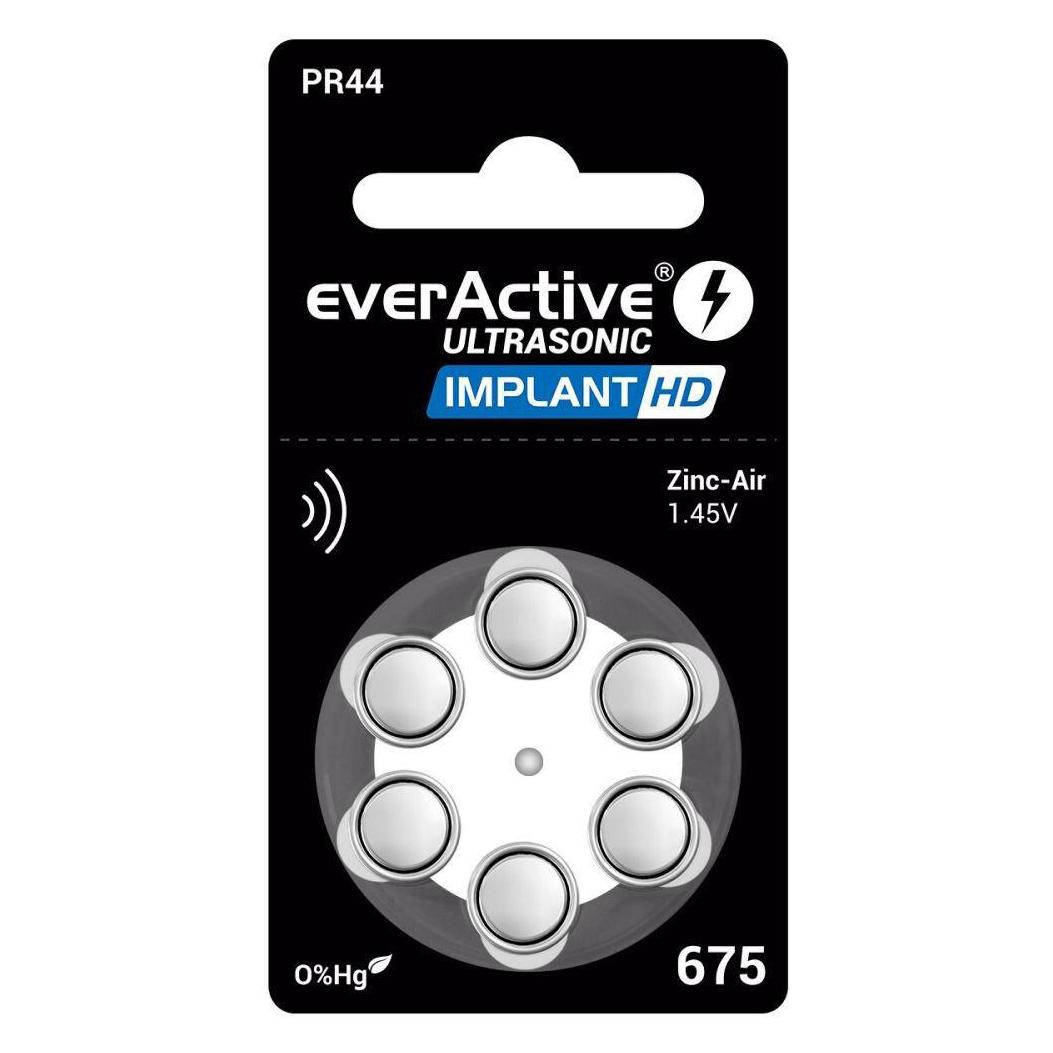 Everactive Ultrasonic Implant HD 675 - Hörgerätebatterien (6 Stk., Gerätespezifisch) (HGP20552)