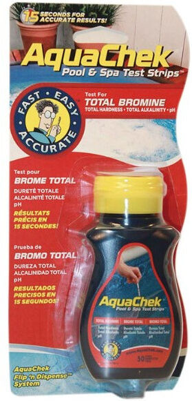 Boîte de 50 bandelettes de test Aquachek rouge 4-en-1